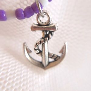 DV awareness bracelet handmade while watching Johnny Depp case